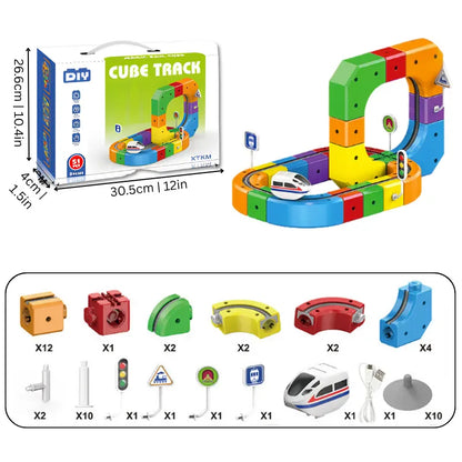 Circuit de Train 3D Éducatif